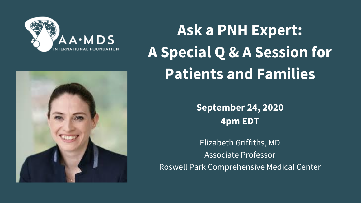 Ask The Pnh Expert: Q & A With Dr. Elizabeth Griffiths